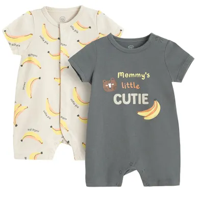 Cool Club, Salopeta rompers pentru baieti, mix, set, 2 buc.