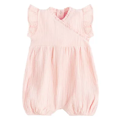 Cool Club, Salopeta rompers pentru fete, muselina, roz