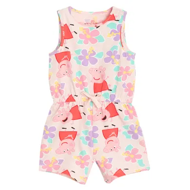 Cool Club, Salopeta rompers pentru fete, roz, imprimeu Peppa Pig