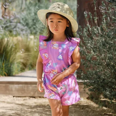 Cool Club, Salopeta rompers pentru fete, violet