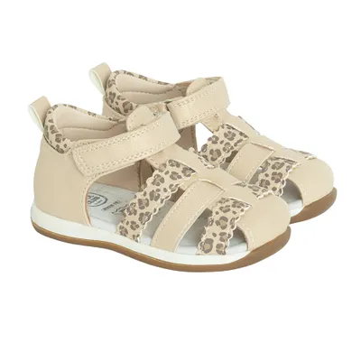 Cool Club, Sandale pentru fete, bej, brant din piele