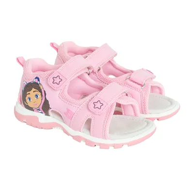 Cool Club, Sandale pentru fete, parfumati, roz, imprimeu Gabby's Dollhouse