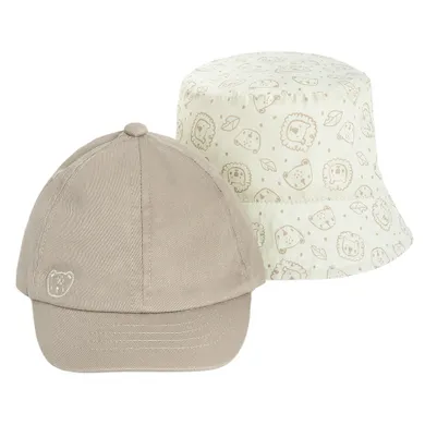 Cool Club, Sapca de baseball si palarie pentru baieti, bej