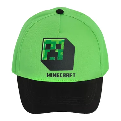 Cool Club, Sapca pentru baieti, verde, imprimeu Minecraft