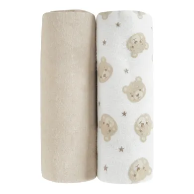 Cool Club, Scutece din flanela pentru bebelusi, 70-80 cm, mix, set, 2 buc.