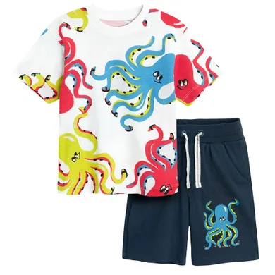 Cool Club, Set pentru baieti, Tricou, Pantaloni scurti, mix