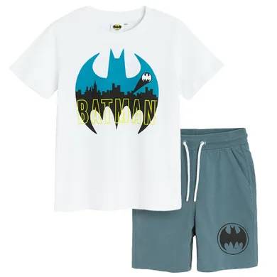 Cool Club, Set pentru baieti, Tricou, Pantaloni scurti, mix, imprimeu Batman