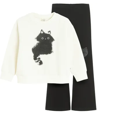 Cool Club, Set pentru fete, Bluza, Colanti, flare, mix