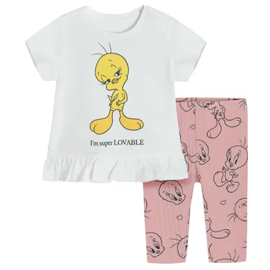 Cool Club, Set pentru fete, Bluza cu maneca scurta, Colanti, mix, imprimeu Tweety