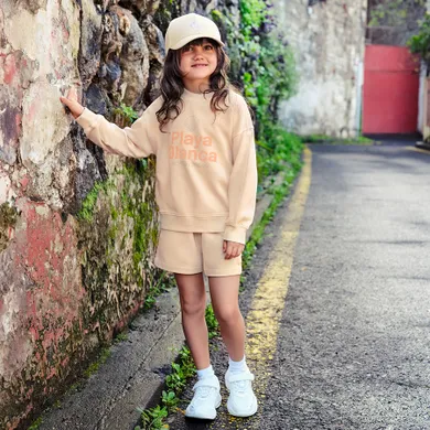 Cool Club, Set pentru fete, Bluza, Pantaloni scurti, portocaliu