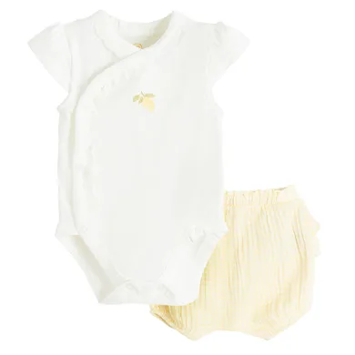 Cool Club, Set pentru fete, Body cu maneca scurta, Pantaloni scurti, bloomers, muselina, mix