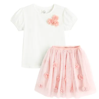 Cool Club, Set pentru fete, Tricou, Fusta, mix