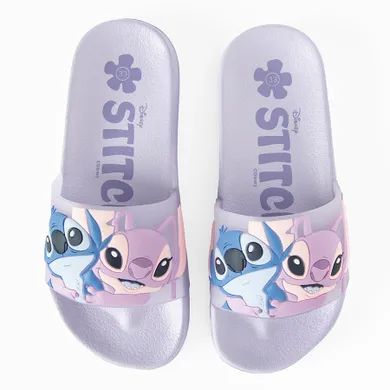 Cool Club, Slapi pentru fete, violet, imprimeu Lilo si Stitch