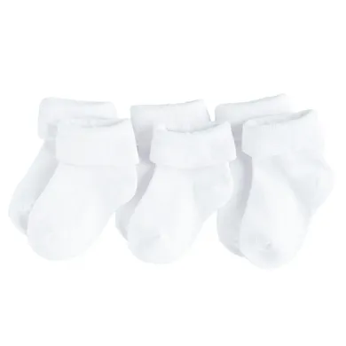 Cool Club, Sosete albe din bumbac organic pentru fete, set 3 buc.