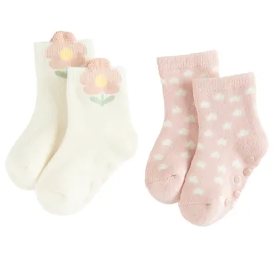 Cool Club, Sosete antiderapante pentru fete, mix, set, 2 buc.