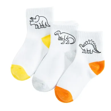 Cool Club, Sosete pentru baieti, alb, set, 3 buc.