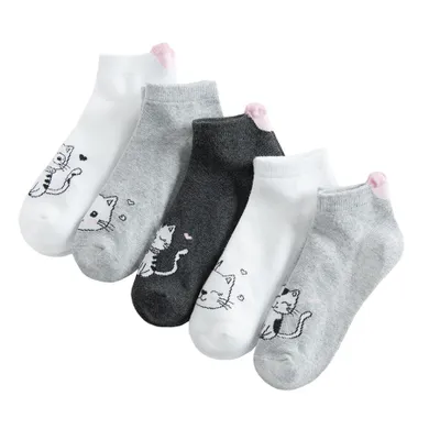 Cool Club, Sosete pentru fete, talpici, mix, set, 5 buc.