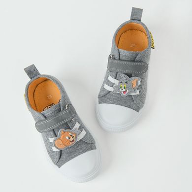 Cool Club, Tenisi pentru baieti, gri, imprimeu Tom & Jerry