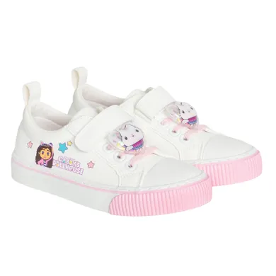 Cool Club, Tenisi pentru fete, alb, imprimeu Gabby's Dollhouse