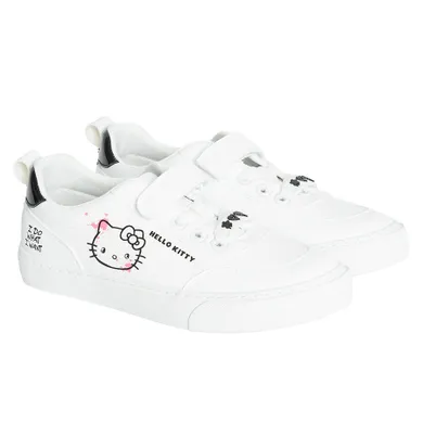 Cool Club, Tenisi pentru fete, alb, imprimeu Hello Kitty