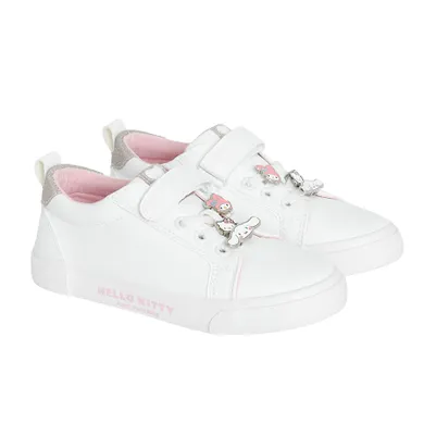 Cool Club, Tenisi pentru fete, alb, imprimeu Hello Kitty and Friends