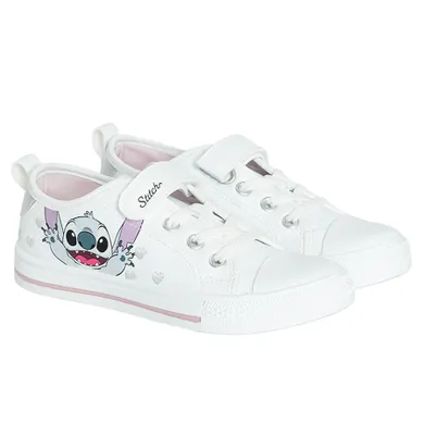 Cool Club, Tenisi pentru fete, alb, imprimeu Lilo si Stitch