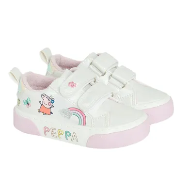 Cool Club, Tenisi pentru fete, alb, imprimeu Peppa Pig