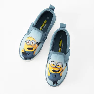 Cool Club, Tenisi tip slip on pentru baieti, albastru, imprimeu Minions