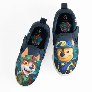 Cool Club, Tenisi tip slip on pentru baieti, bleumarin, imprimeu Paw Patrol