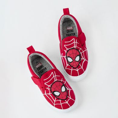 Cool Club, Tenisi tip slip on pentru baieti, rosu, imprimeu Spider-Man