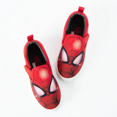 Cool Club, Tenisi tip slip on pentru baieti, rosu, imprimeu Spider-Man