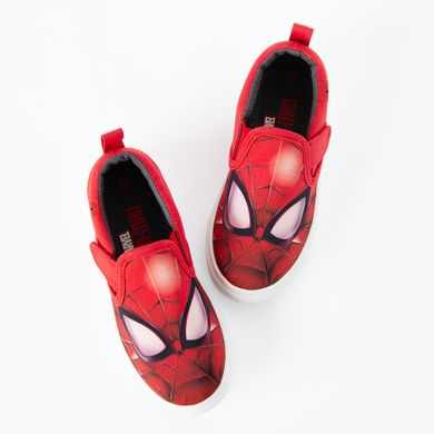 Cool Club, Tenisi tip slip on pentru baieti, rosu, imprimeu Spider-Man