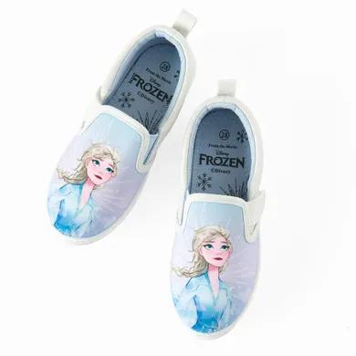 Cool Club, Tenisi tip slip on pentru fete, gri, imprimeu Frozen