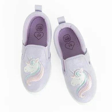 Cool Club, Tenisi tip slip on pentru fete, violet