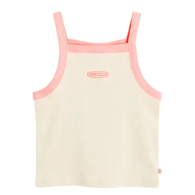 Cool Club, Top pentru fete, din tricot striat, bej