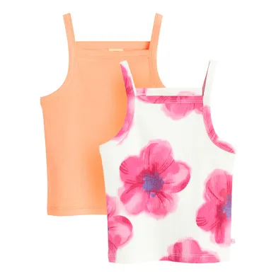 Cool Club, Top pentru fete, din tricot striat, mix, set, 2 buc.