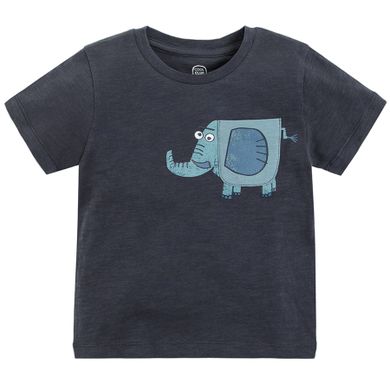 Cool Club, Tricou baieti, gri, imprimeu elefant