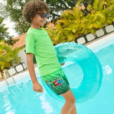 Cool Club, Tricou de baie pentu baieti, UV 50, verde