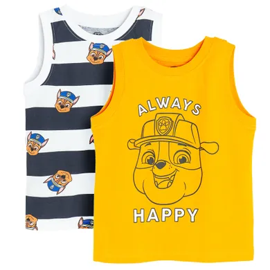 Cool Club, Tricou fara maneci pentru baieti, mix, imprimeu Paw Patrol, set, 2 buc.