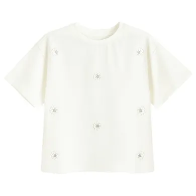 Cool Club, Tricou lejer pentru fete, alb