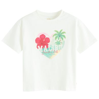 Cool Club, Tricou lejer pentru fete, alb