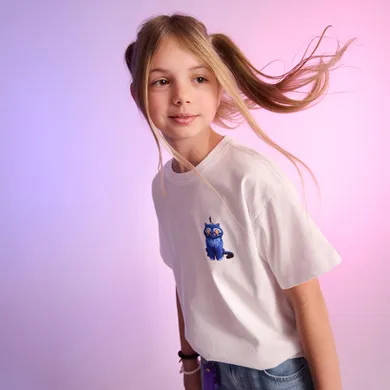 Cool Club, Tricou lejer pentru fete, alb, K-Pop Demon Hunters