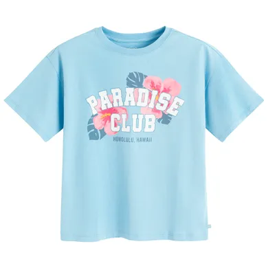 Cool Club, Tricou lejer pentru fete, albastru