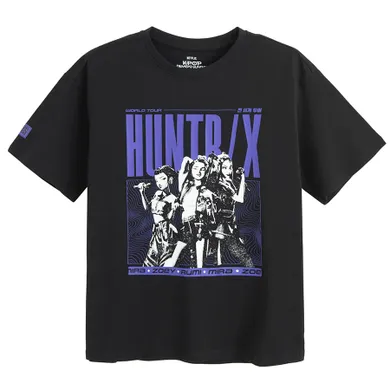 Cool Club, Tricou lejer pentru fete, negru, K-Pop Demon Hunters