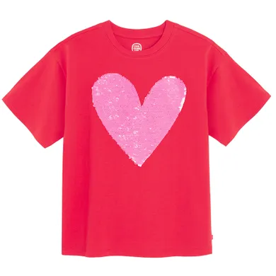 Cool Club, Tricou lejer pentru fete, rosu