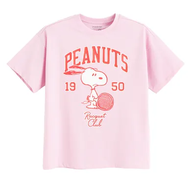 Cool Club, Tricou lejer pentru fete, roz, Peanuts
