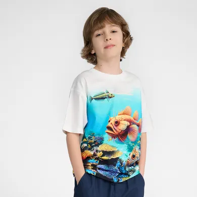 Cool Club, Tricou pentru baieti, alb