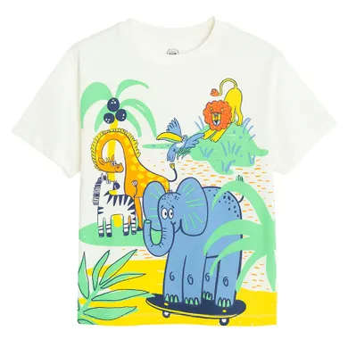 Cool Club, Tricou pentru baieti, alb