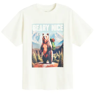 Cool Club, Tricou pentru baieti, alb