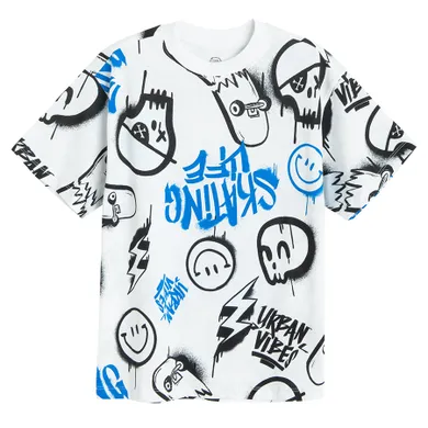 Cool Club, Tricou pentru baieti, alb